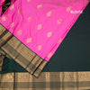Art Silk Taffy Pink Zari Worked Saree 02