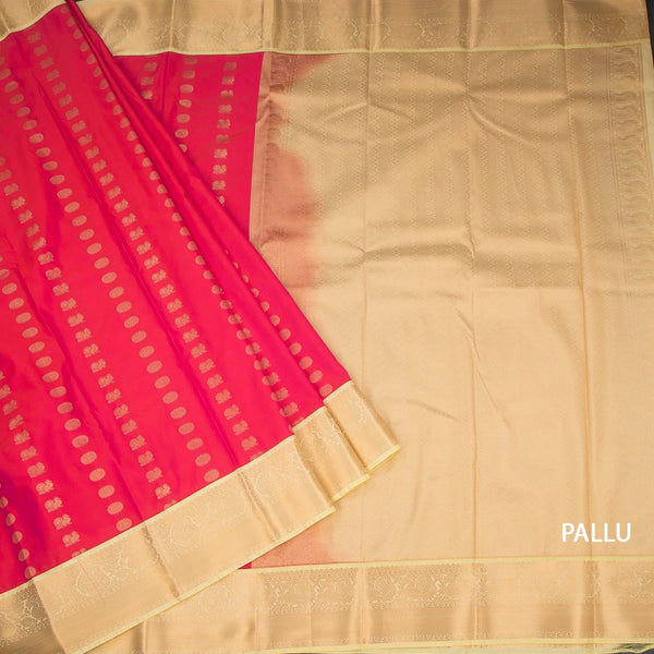 Art Silk Mango Yellow Zari Worked Saree 09