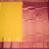 Art Silk Mango Yellow Zari Worked Saree 09