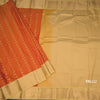 Art Silk Red Zari Worked Saree 04
