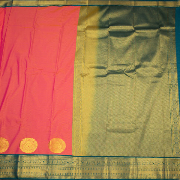 Art Silk Shot Colour Zari Worked Saree 07
