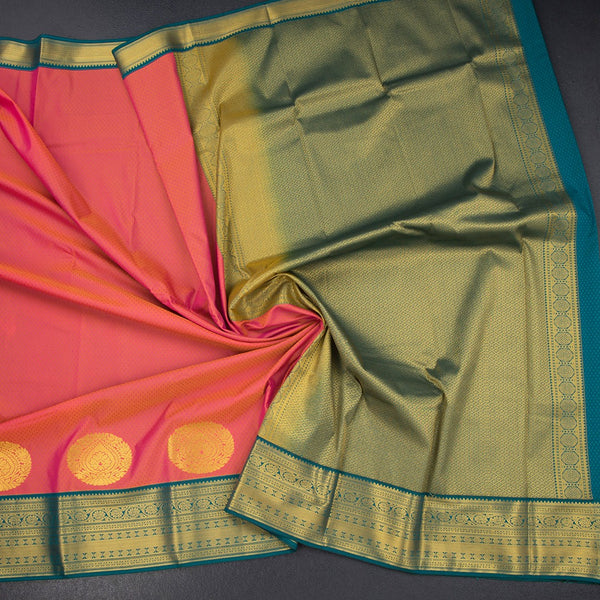 Art Silk Dark Blue Zari Worked Saree