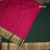 Art Silk Reddish Pink Zari Worked Saree 02
