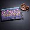 Raw Silk Light Blue Zari Stripes Saree With Animal Design
