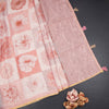 Linen Multi Colour Printed Saree