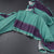 Raw Silk Peacocok Green Zari Checked Saree