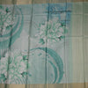 Raw Silk Green Floral Printed Saree