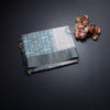 Raw Silk Blue Printed Saree