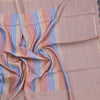 Raw Silk Multi colour Stripes Saree 02
