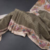 Raw Silk Mehandi Green Zari Checked Saree