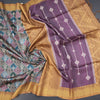 Raw Silk Multi Colour Printed Saree