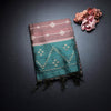 Raw Silk Multi Colour Printed Saree 02