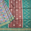 Raw Silk Multi Colour Printed Saree 02
