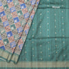 Raw Silk Multi Colour Printed Saree 02