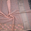 Kota Peach Thread Work Saree 02