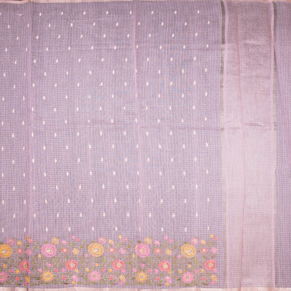 Kota Light Pink Thread Work Saree 03