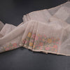 Kota Light Brown Thread Work Saree 02