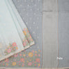 Kota Pale Green Thread Work Saree