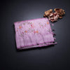 Banaras Lavender Zari With Thread Work Saree
