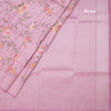 Banaras Lavender Zari With Thread Work Saree