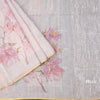 Linen Grey Floral Printed Saree