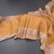 Raw Silk Golden Brown Zari Checked Saree