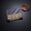 Raw Silk Multi Colour Stripes Printed Saree