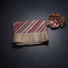 Raw Silk Multi Colour Stripes Printed Saree 03