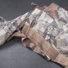 Raw Silk Cream Printed Saree 03