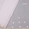 Raw Silk Baby Pink Floral Thread Work Saree 02