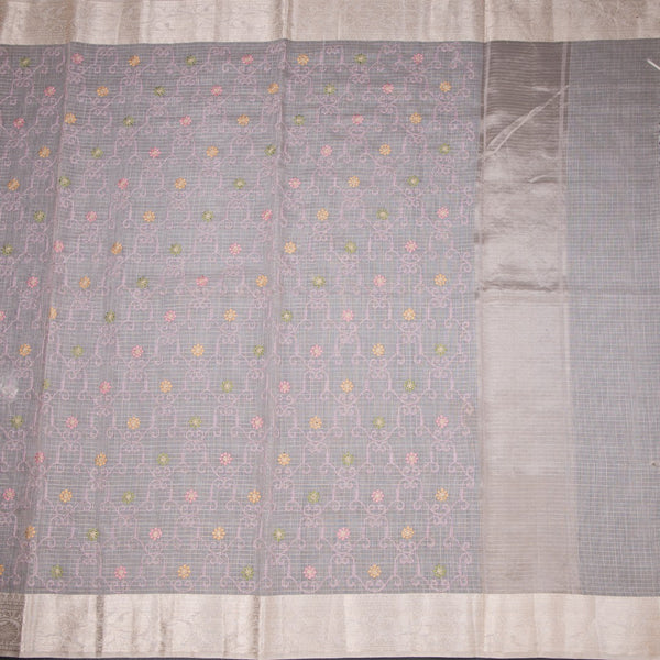 Kota Light Purple Thread Work Saree