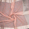 Kota Peach Thread Work Saree 04