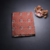 Raw Silk Orange Printed Saree