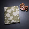 Pure Tussar Olive Green Floral Printed Saree