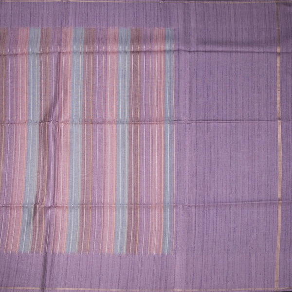 Raw Silk Multi Colour Stripes Saree 03