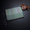 Raw Silk Multi Colour Stripes Saree 04