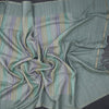 Raw Silk Multi Colour Stripes Saree 04