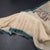 Linen Cream Floral Thread Work Saree 06