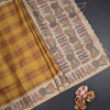 Raw Silk Multi Colour Zari Checked Saree