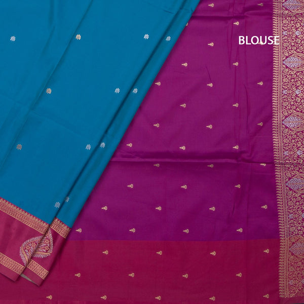 KSRTSR42072-4-Art-Silk-Azure-Blue-Saree-With-Zari-Buttas-And-Zari-Border-blouse