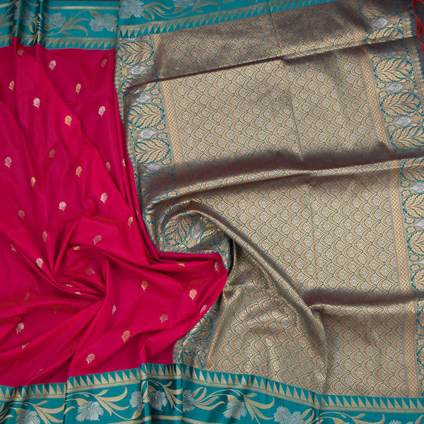 KSRTSR42075-5-Art-Silk-Rani-Pink-Saree-With-Zari-Buttas-And-Zari-Border-crush