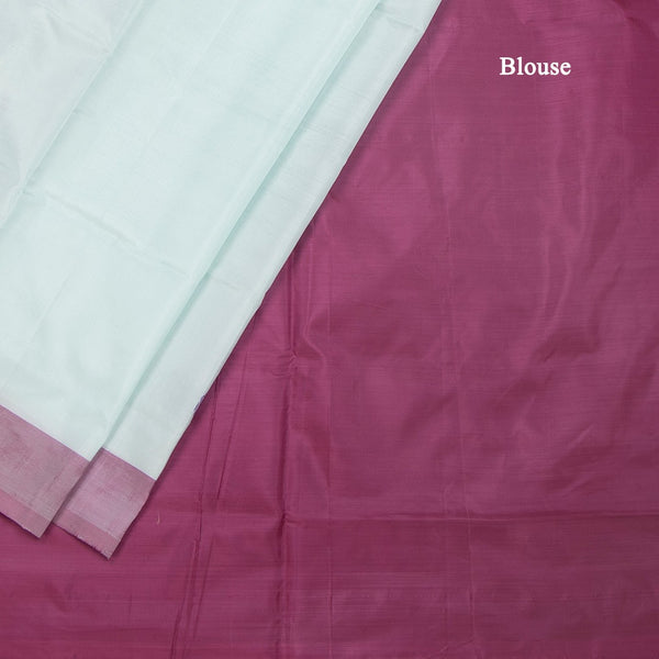 KSRTSR42095-4-Vaazhai-Naar-Powder-Blue-Saree-With-Thread-Buttas-And-Contrast-Pallu-blouse