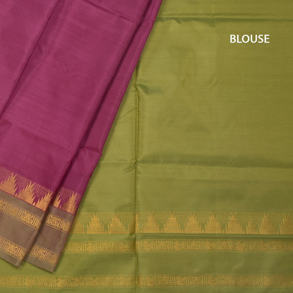 KSRTSR42100-4-Vaazhai-Naar-Dark-Pink-Saree-With-Thread-Buttas-And-Contrast-Pallu-02-blouse