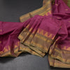 KSRTSR42100-Vaazhai-Naar-Dark-Pink-Saree-With-Thread-Buttas-And-Contrast-Pallu-02-main
