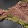 KSRTSR42108-Vaazhai-Naar-Light-Brown-Saree-With-Thread-Buttas-And-Contrast-Pallu-main