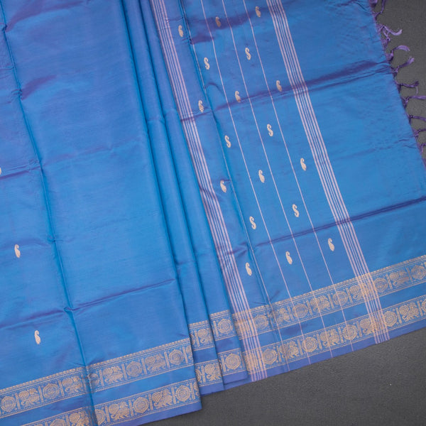 KSRTSR42143-1-Vaazhai-Naar-Shot-Colour-Saree-With-Thread-Buttas-fold