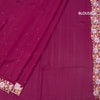 KSRTSR42151-4-Raw-Silk-Magenta-Purple-Thread-Work-Saree-blouse