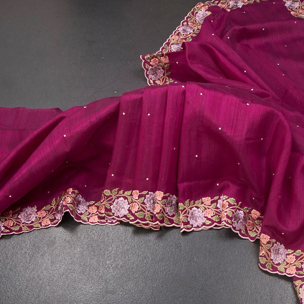 KSRTSR42151-Raw-Silk-Magenta-Purple-Thread-Work-Saree-main