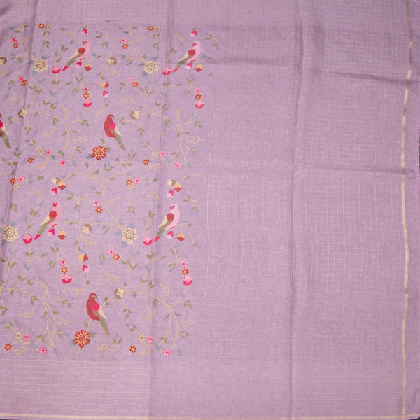 KSRTSR42155-2-Raw-Silk-Lavender-Thread-Work-Saree-full-veiw