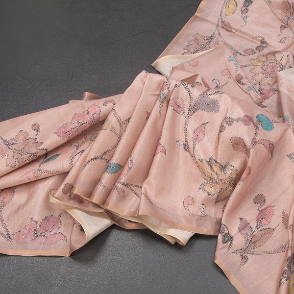 KSRTSR42163-Semi-Raw-Silk-Light-Brown-Printed-Saree-With-Floral-Creeper-Design-main